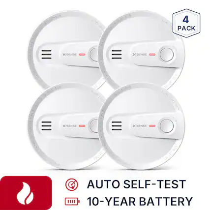 INSTRUCTIONS FOR OPERATING OWNER'S MANUAL X-SENSE PUSH TO TEST DO NOT REFER TO PAINT IMPORTANT: AUTO SELF-TEST 10-YEAR BATTERY
