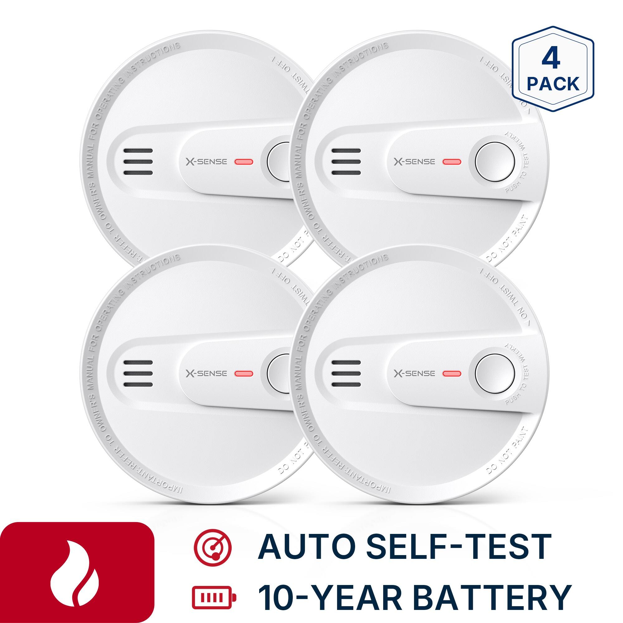 INSTRUCTIONS FOR OPERATING OWNER'S MANUAL X-SENSE PUSH TO TEST DO NOT REFER TO PAINT IMPORTANT: AUTO SELF-TEST 10-YEAR BATTERY