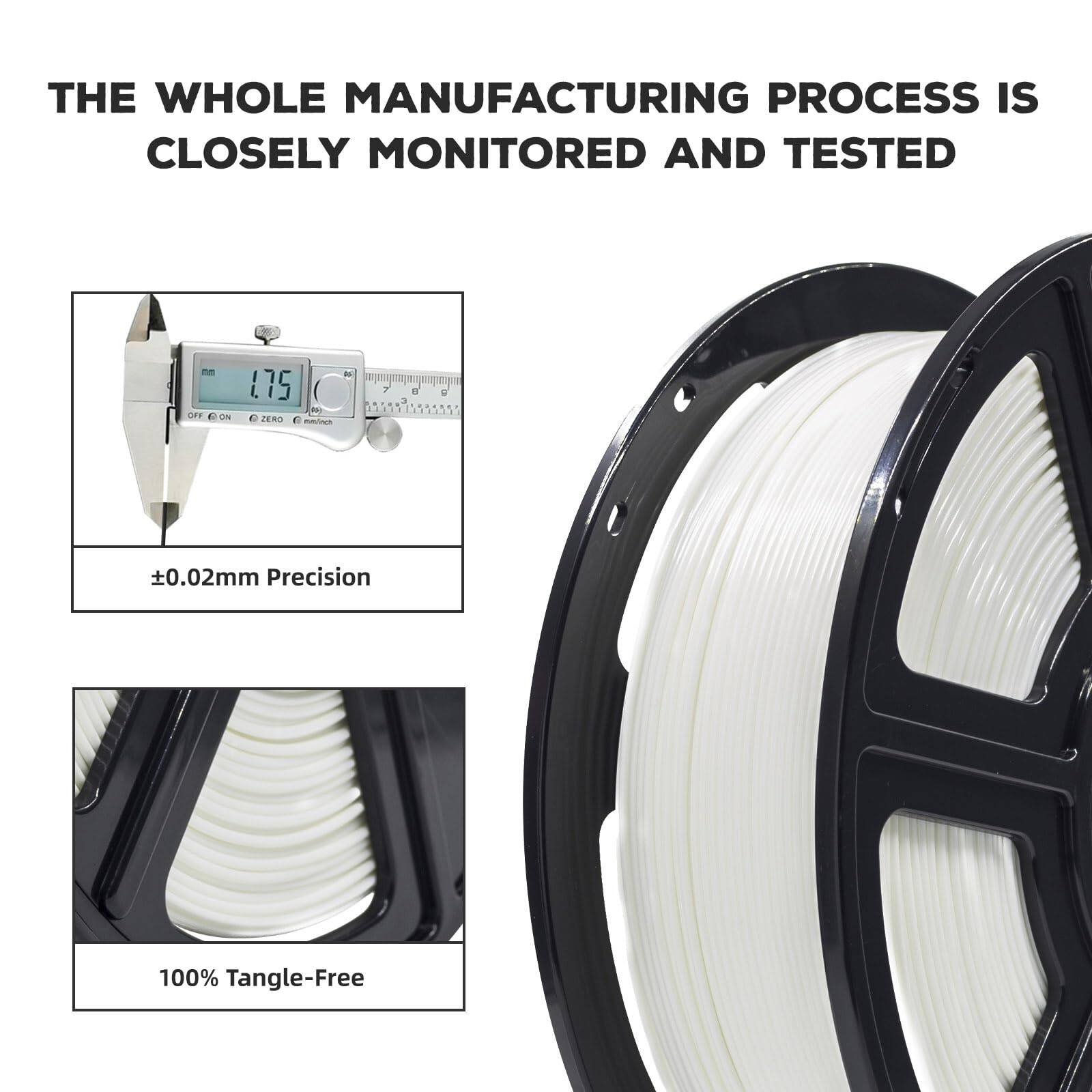 THE WHOLE MANUFACTURING PROCESS IS CLOSELY MONITORED AND TESTED

- ±0.02mm Precision
- 100% Tangle-Free