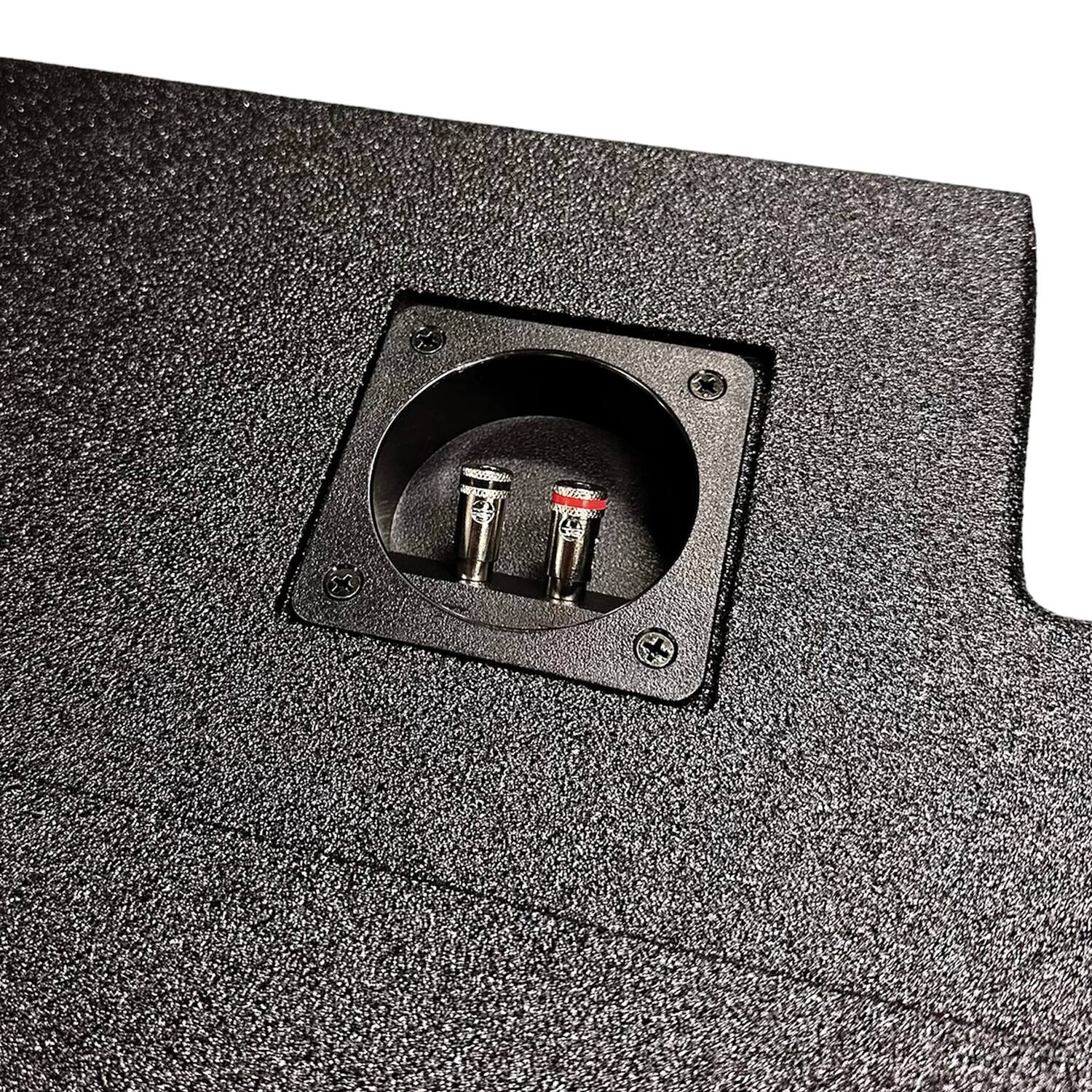 Alt View 2. King Boxes - King Boxes 10-in. Double-speaker Black Sprayed Enclosure For Chevy Silverado/gmc Sierra 2019 Through 2022 Crew Cabs - black.