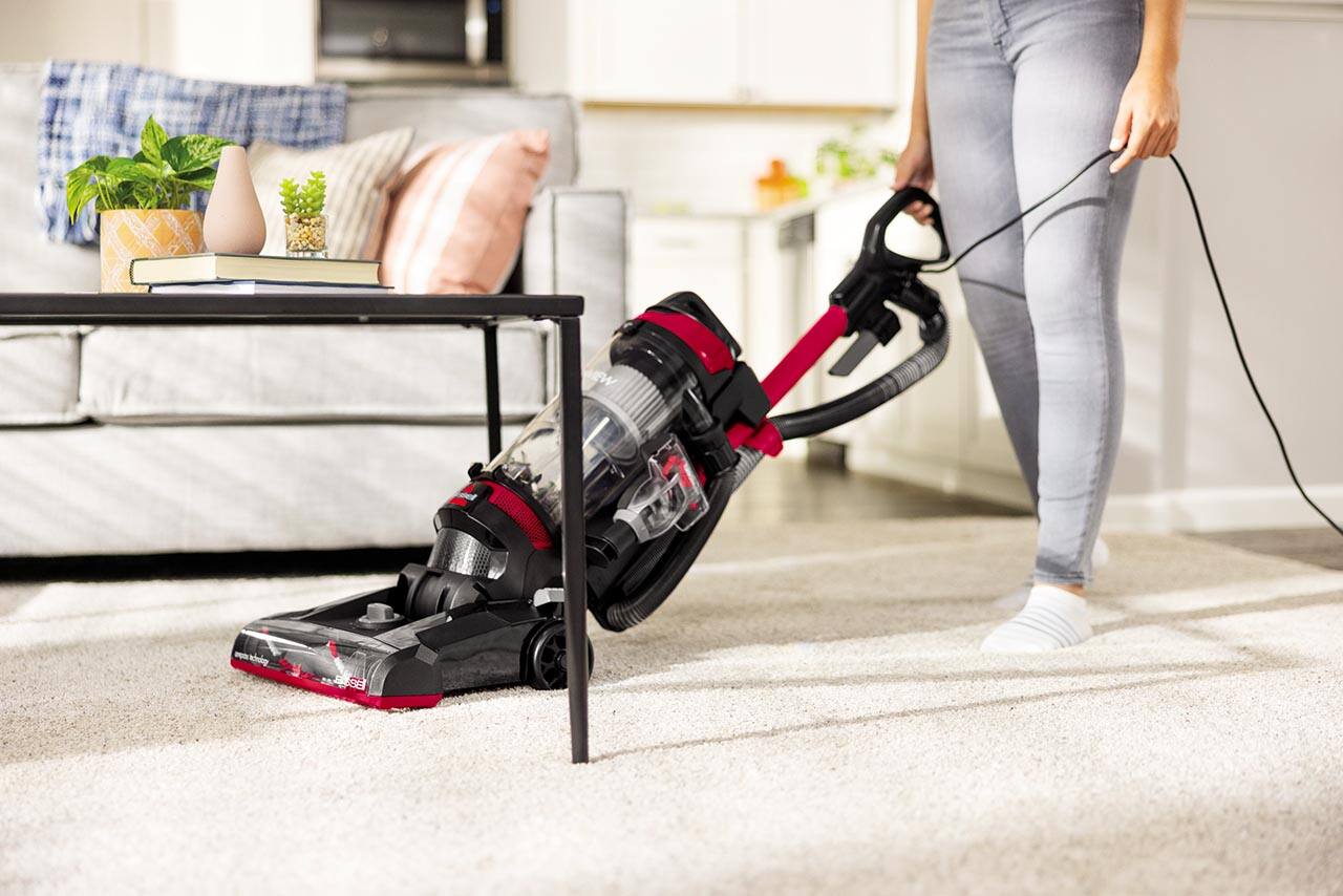 Alt View 1. BISSELL - BISSELL CleanView® Upright Vacuum Cleaner - Black / Red.