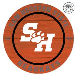 Jardine - Sam Houston State Bearkats 20" x 20" Indoor/Outdoor Circle Sign - Orange