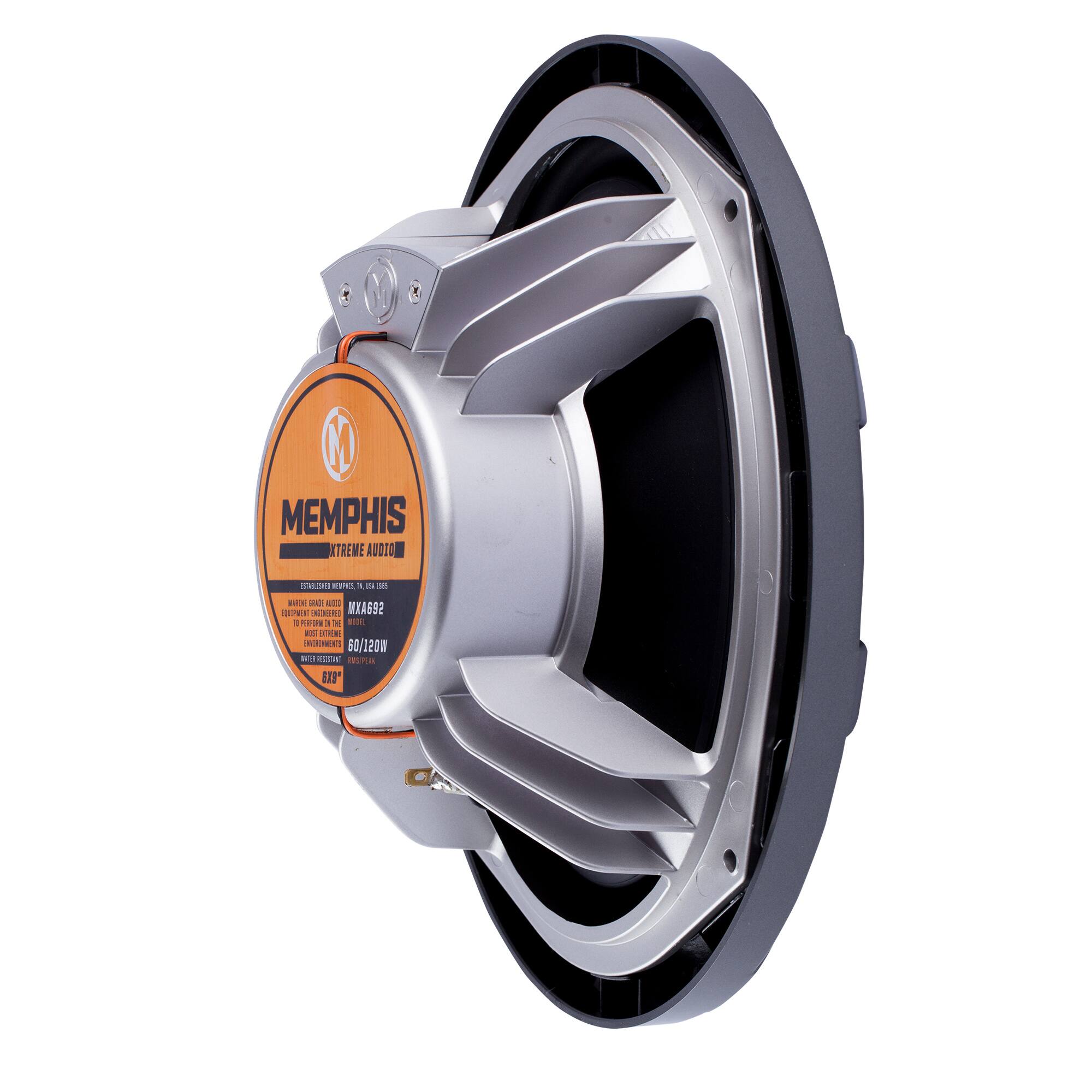 MEMPHIS EXTREME AUDIO  
MX692  
60/120W  
6.5"  
WATER RESISTANT  
MADE IN USA