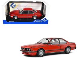 1984 BMW 635 CSI (E24) Henna 1/18 Diecast Model Car by Solido - Red