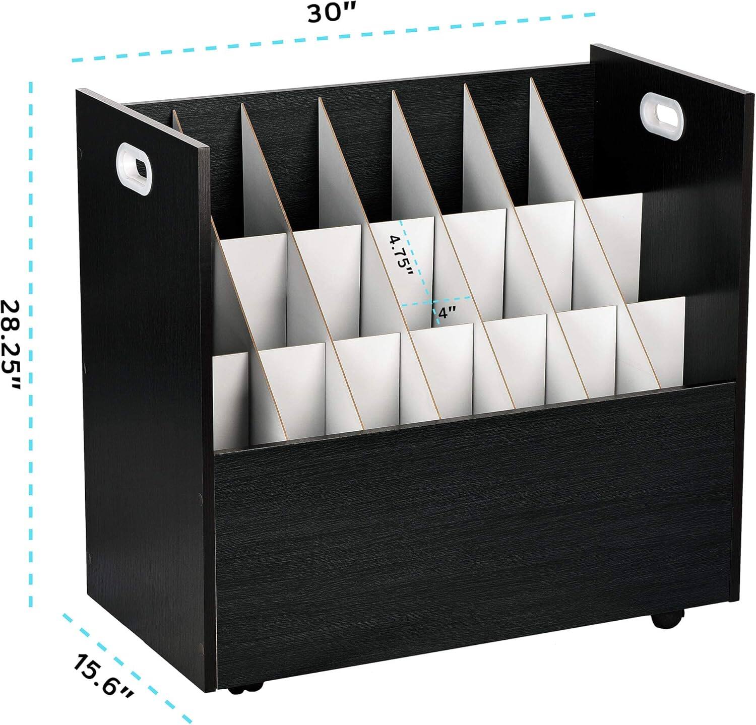 30", 28.25", 4.75", 4", 15.6"