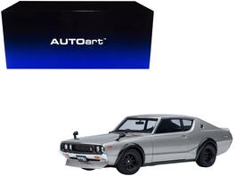 Nissan Skyline 2000GT-R (KPGC110) Tuned Version RHD (Right Hand Drive) 1/18 Model Car by Autoart - Silver Metallic