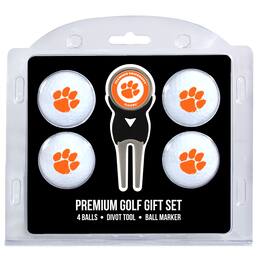 Team Golf - Clemson Tigers 4-Ball Gift Set - Multicolor