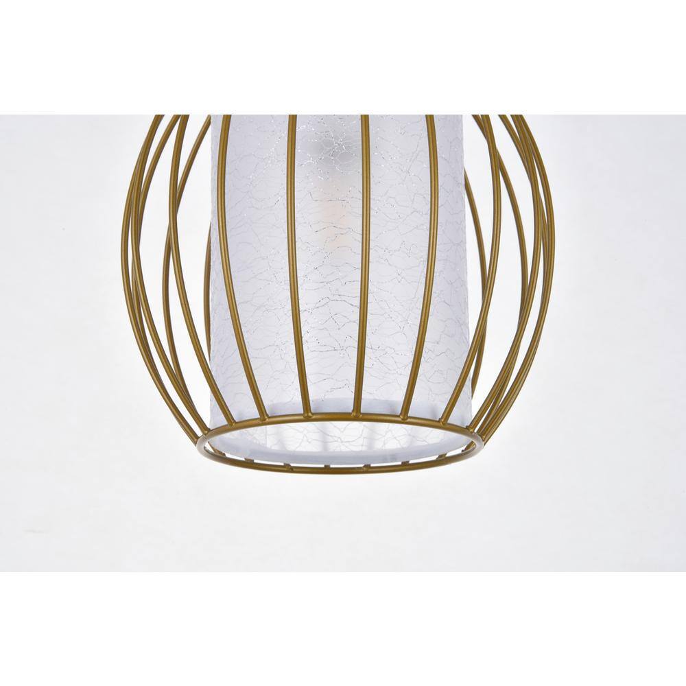 Alt View 1. Living District - Miya 1 Light Brass Pendant - Brass.