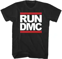 PopMarket - Run DMC - Run DMC - Logo T-Shirt - 2XL Black 3519100107 - APPAREL - Multicolor