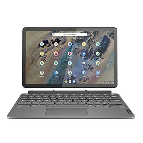 Alt View 1. Lenovo - Lenovo IP Duet 11Q727 10.95" 2K Touch Laptop Snapdragon 7c G2 4GB 64GB eMMC Chrome OS - Storm Grey.
