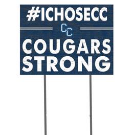 Jardine - Columbia College of Missouri Cougars 18'' x 24'' I Chose Lawn Sign - Blue