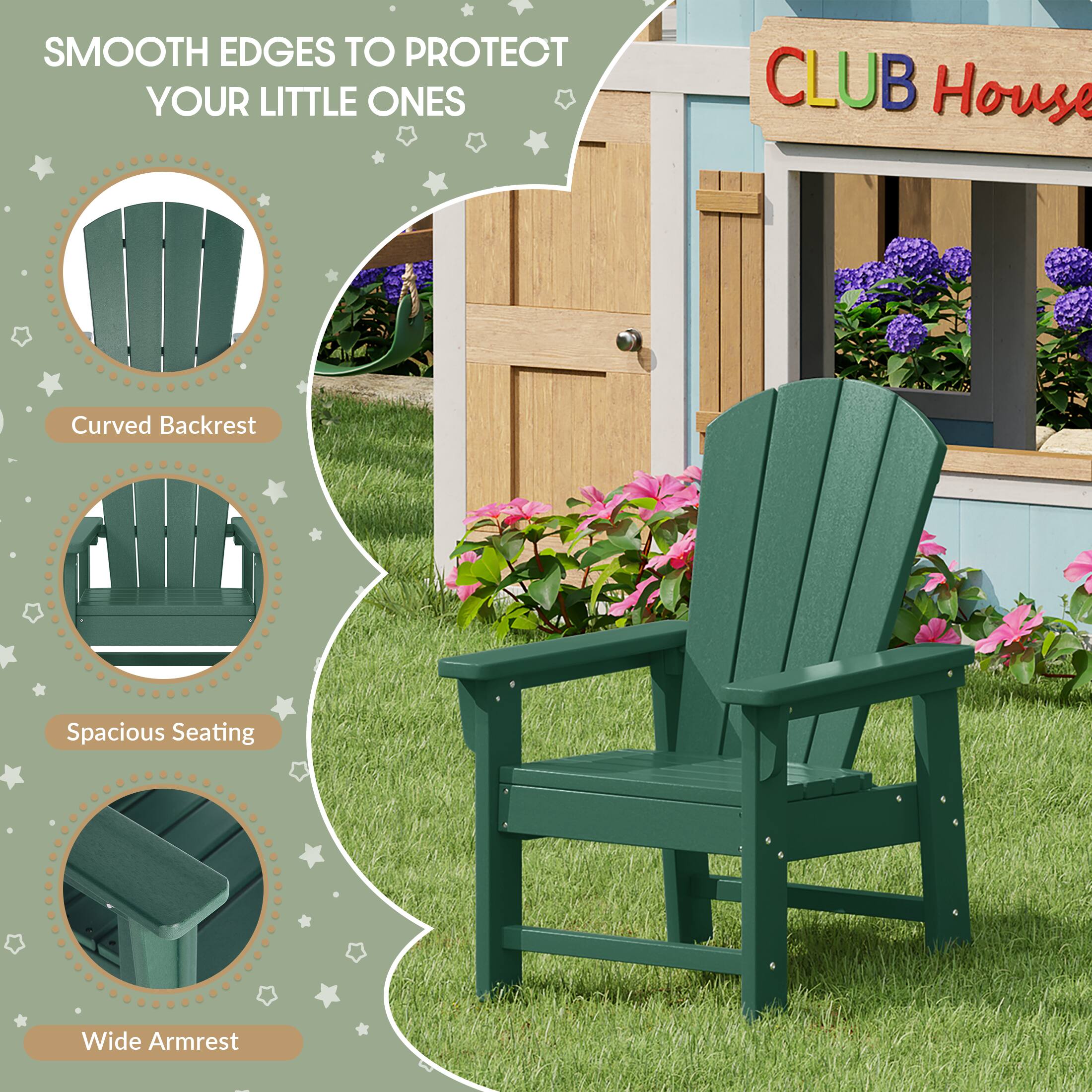 SMOOTH EDGES TO PROTECT YOUR LITTLE ONES

- Curved Backrest
- Spacious Seating
- Wide Armrest