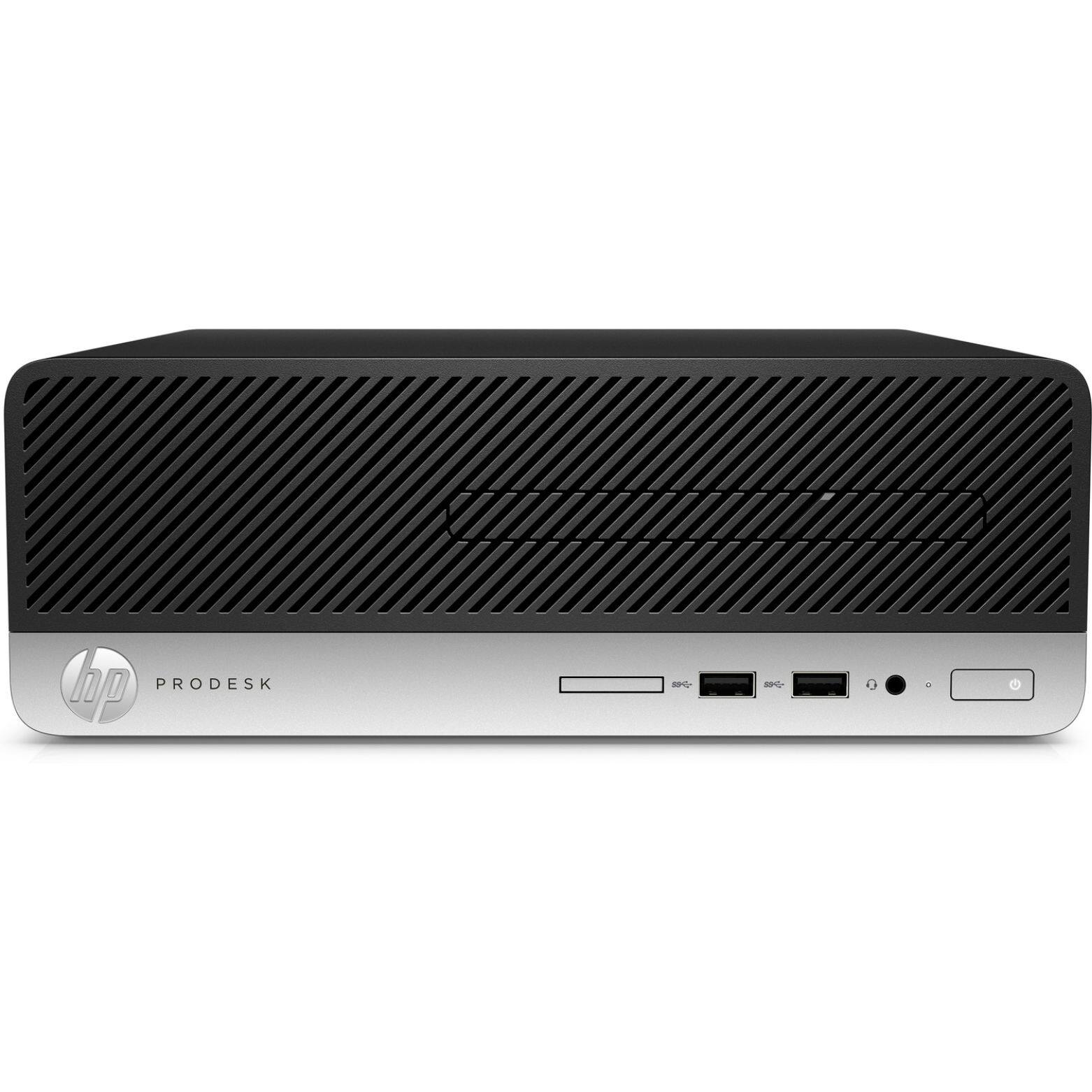 Alt View 4. HP - ProDesk 400 G5 SFF Intel Core i5-8500 3 GHz 8 GB DDR4 512 GB SSD Intel UHD Graphics 630 Windows 11 Pro Desktop - Black.