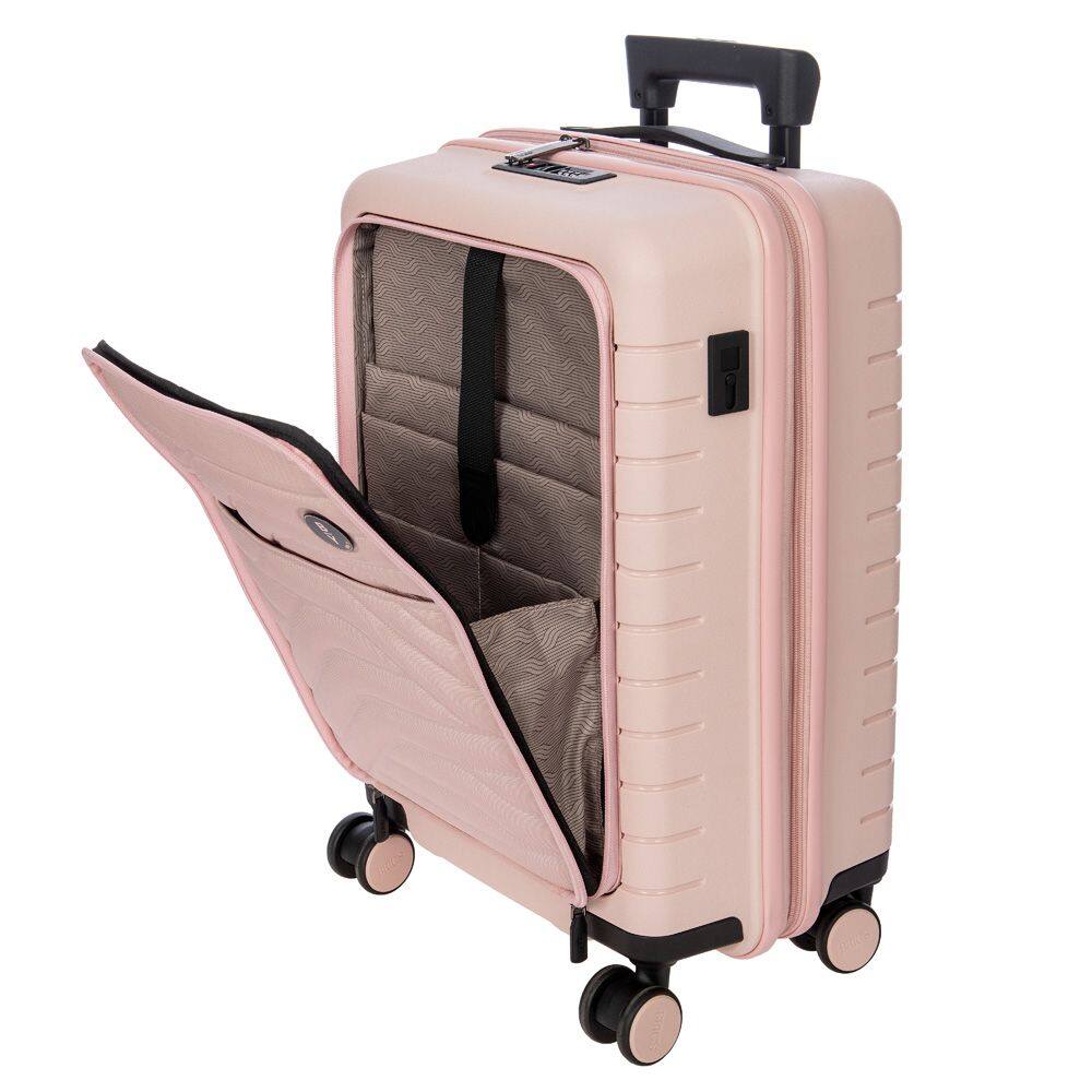 Alt View 1. Bric's - Bric's B|Y Ulisse 21" Expandable Spinner w/Pocket, Pearl Pink - Pearl Pink.