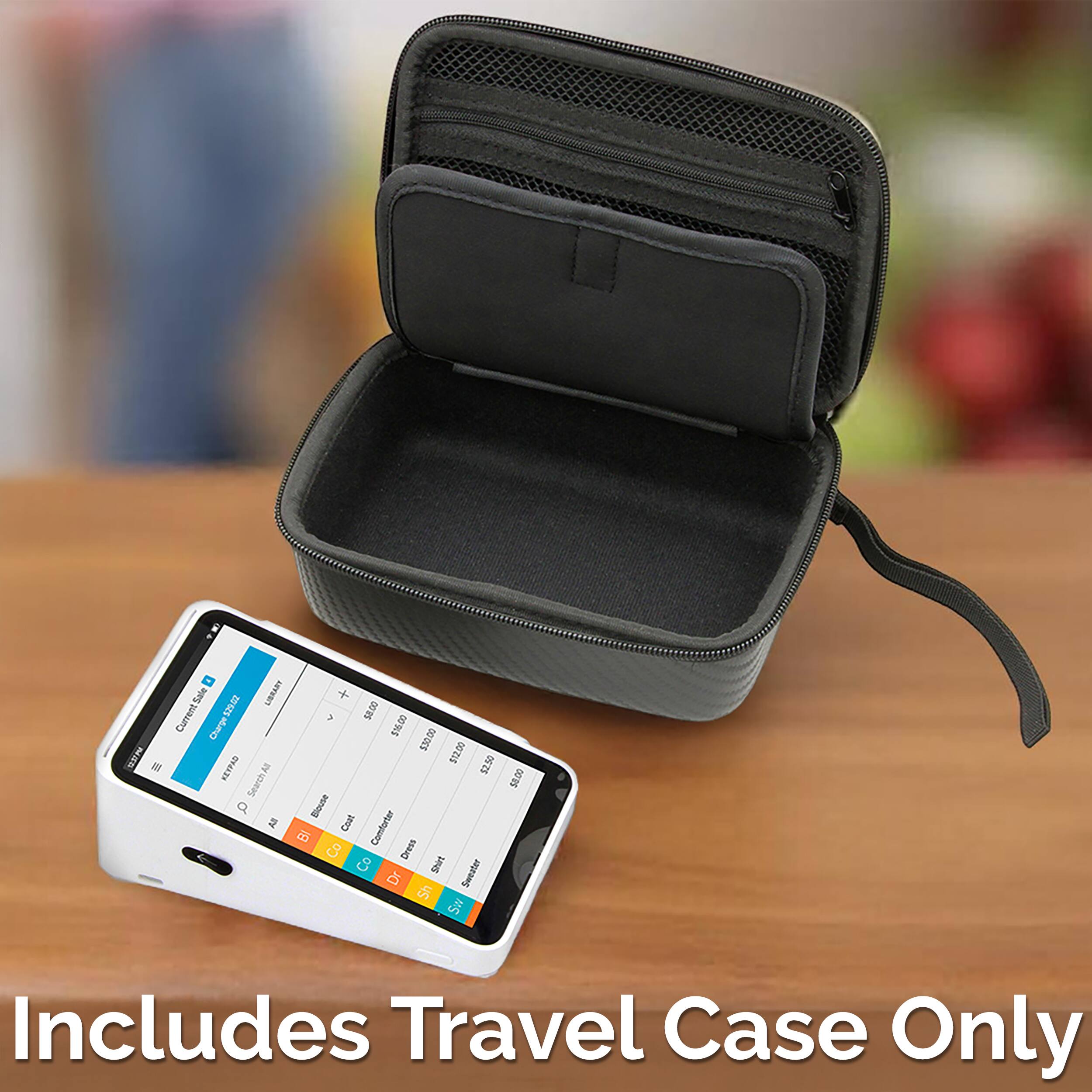 Travel Case for Square Terminal POS Reader, Compact Hard Shell