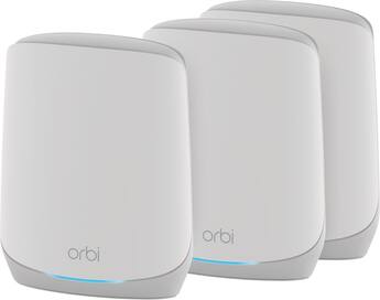 NETGEAR Orbi 750 Series AX5200 Tri Band Mesh Wi Fi 6 System (3 NETGEAR Orbi 750 Series AX5200 Tri Band Mesh Wi Fi 6 System (3