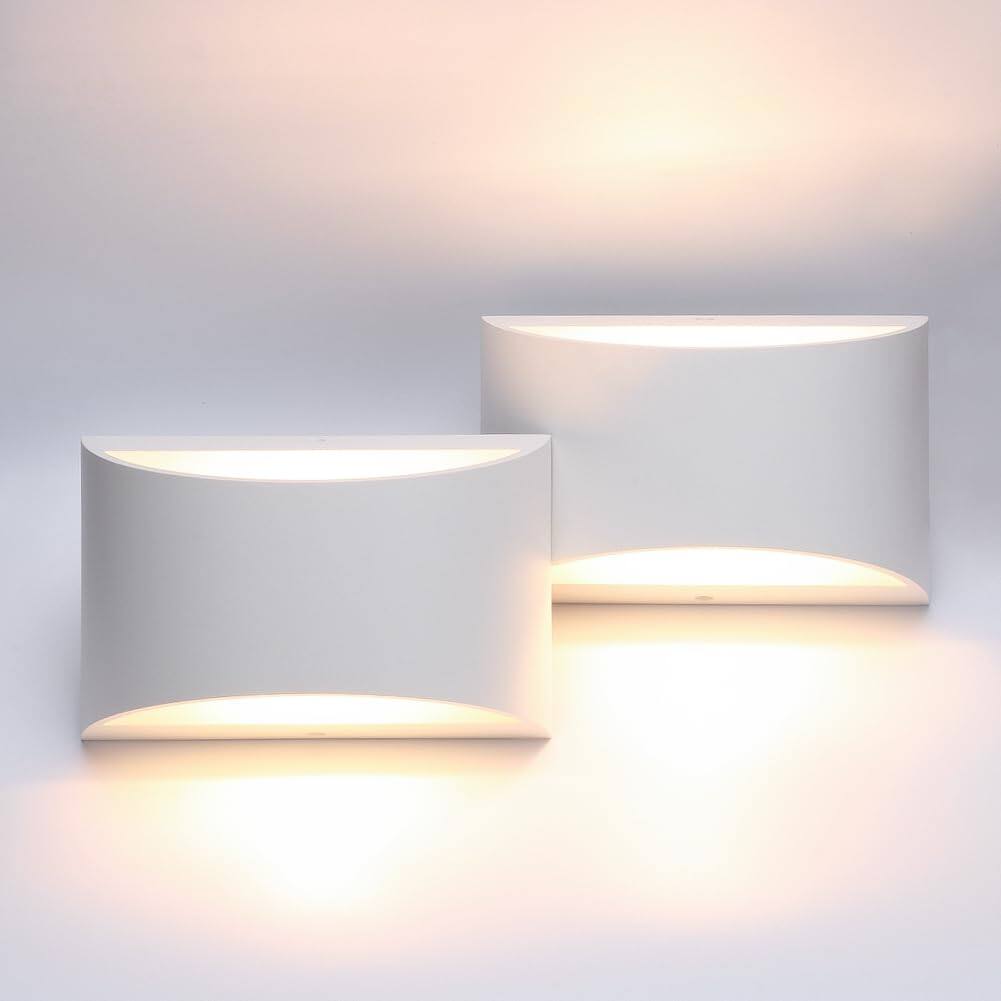 Reds Spade Modern Led Indoor Wall Sconces Packs HardwiInterior Aluminum ...