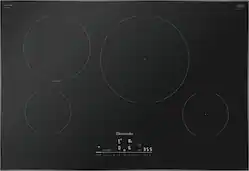 Thermador - Masterpiece Series 30" Built-In Electric Induction Cooktop with 4 Elements and Wifi - Black - Front_Zoom