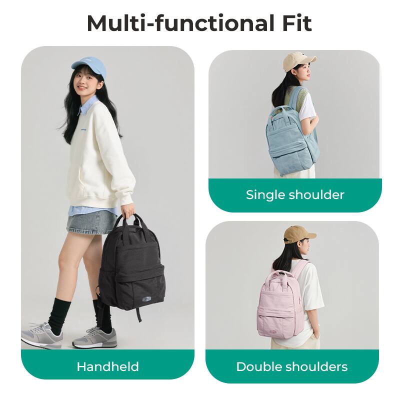 Multi-functional Fit

- Single shoulder
- Handheld
- Double shoulders