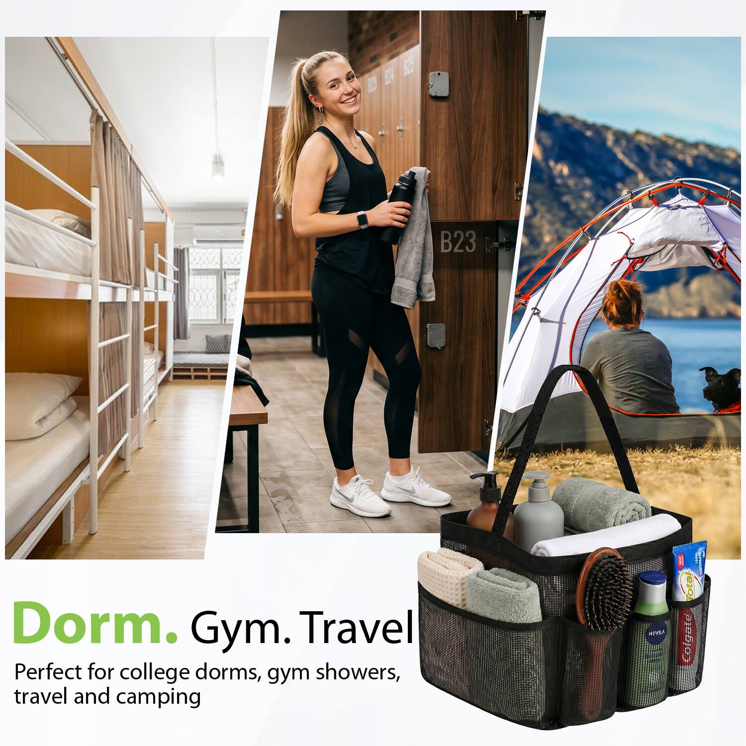 I B23 PODOA Dorm. Gym. Travel Perfect for college dorms, gym showers, travel and camping