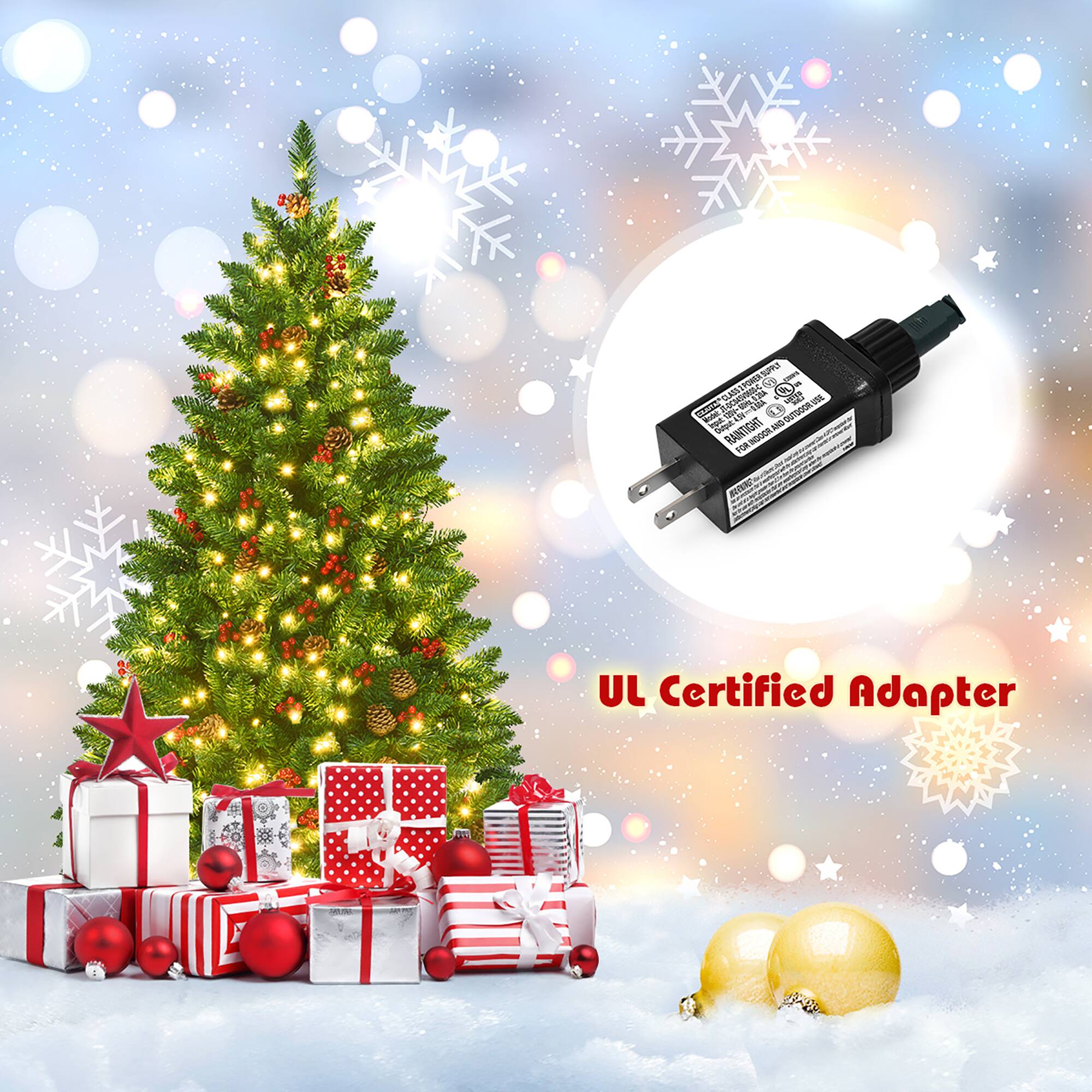The text on the image reads: "UL Certified Adapter."