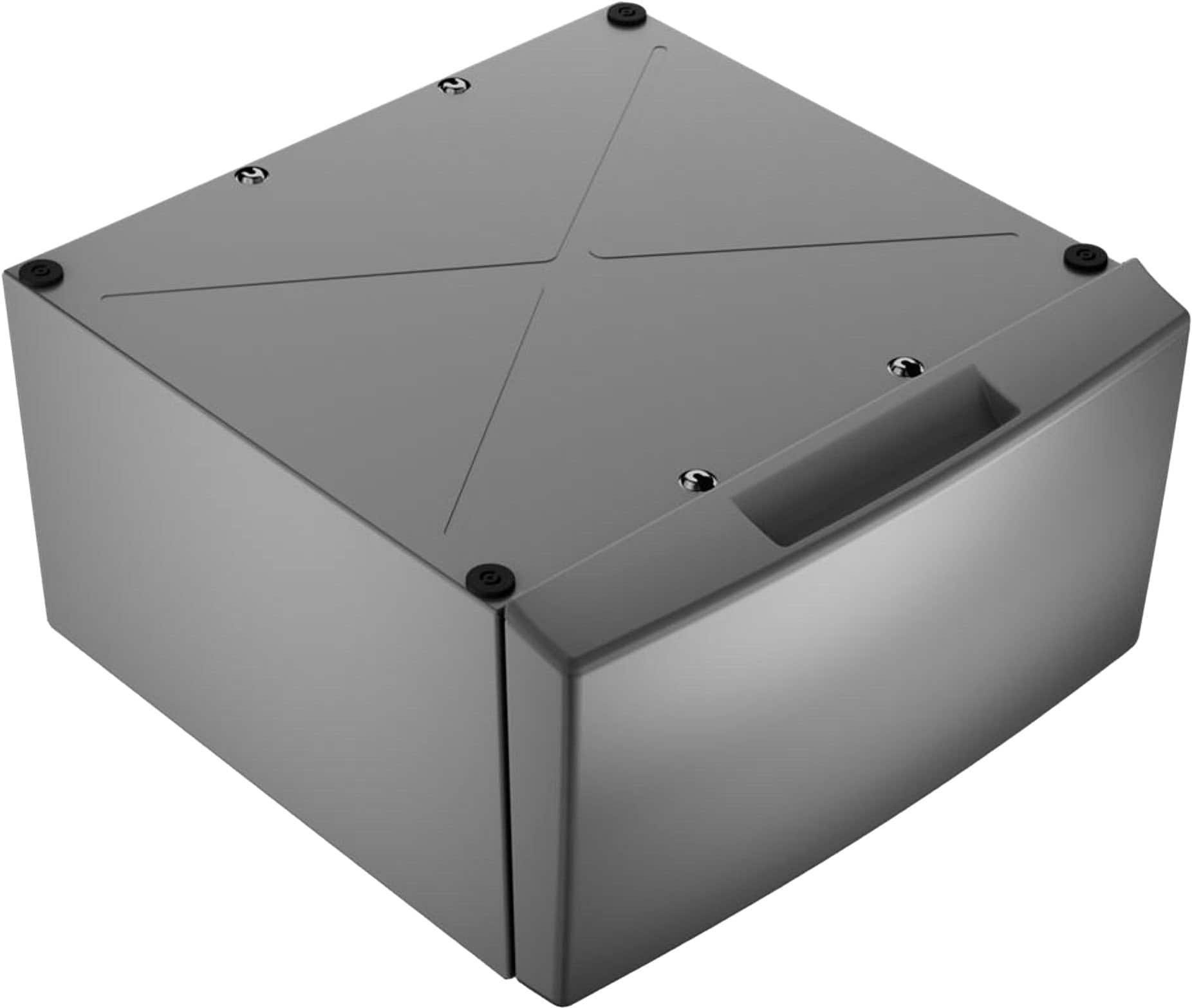 Alt View 13. Whirlpool - 15.5 in Pedestal for Front Load Washer and Dryer with Storage - Silver.