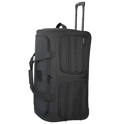 Front. US Army - ROMEO 31-inch Tactical Rolling Duffel - BLACK.