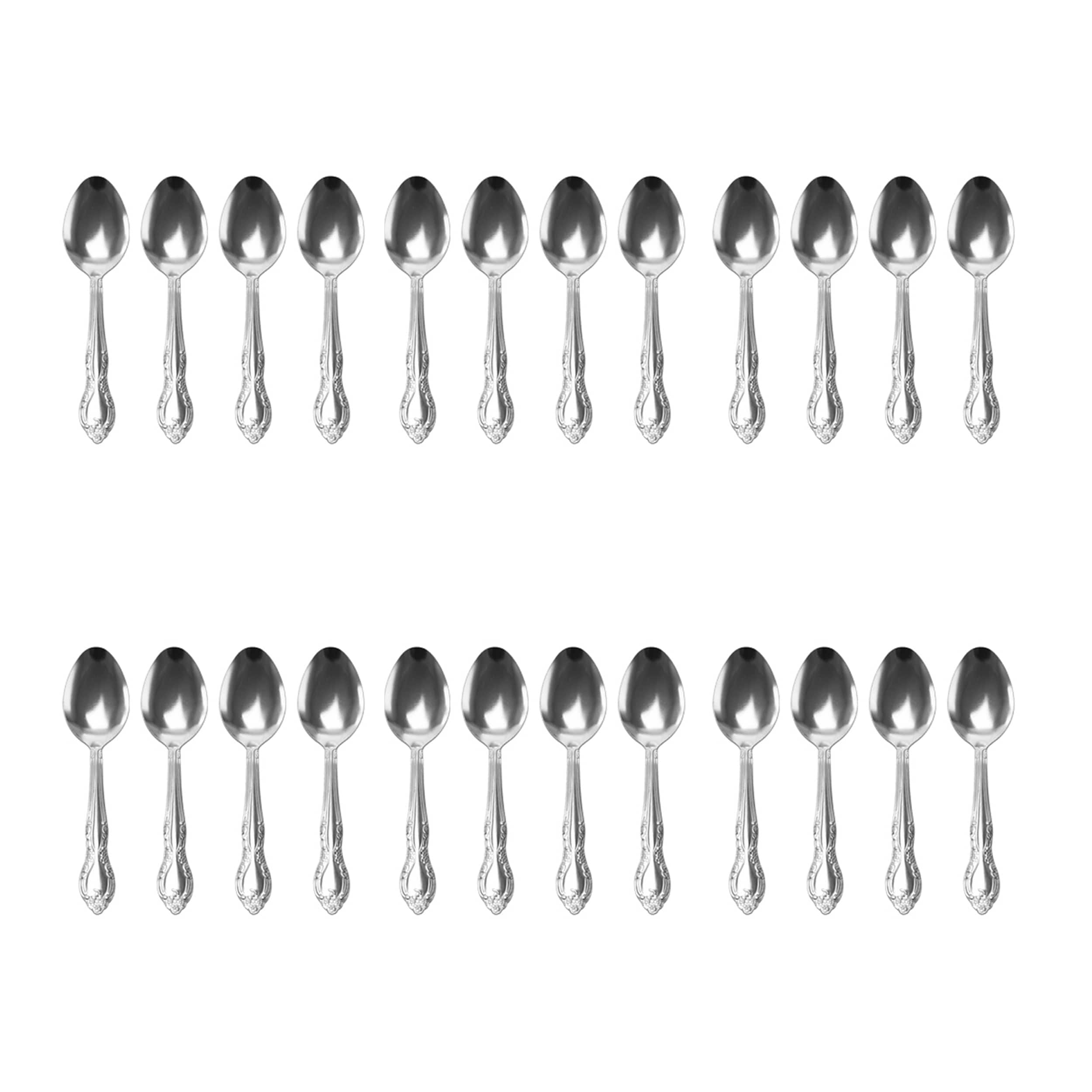 Gibson - Abbie 24 Piece Stainless Steel Teaspoon Set - Silver price history on PriceWatchPro