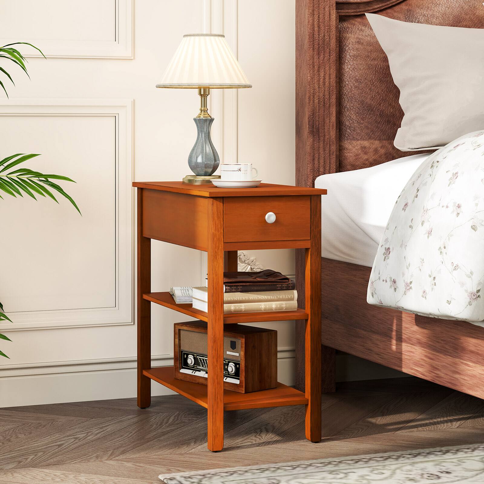 The text on the image reads:

"THE INGENIOUS WIDOW ON THE RIVER C. P. W"