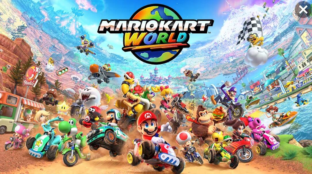 MARIOKART WORLD X D Yoshis FUZZ M 8 00 DK SL L ATON