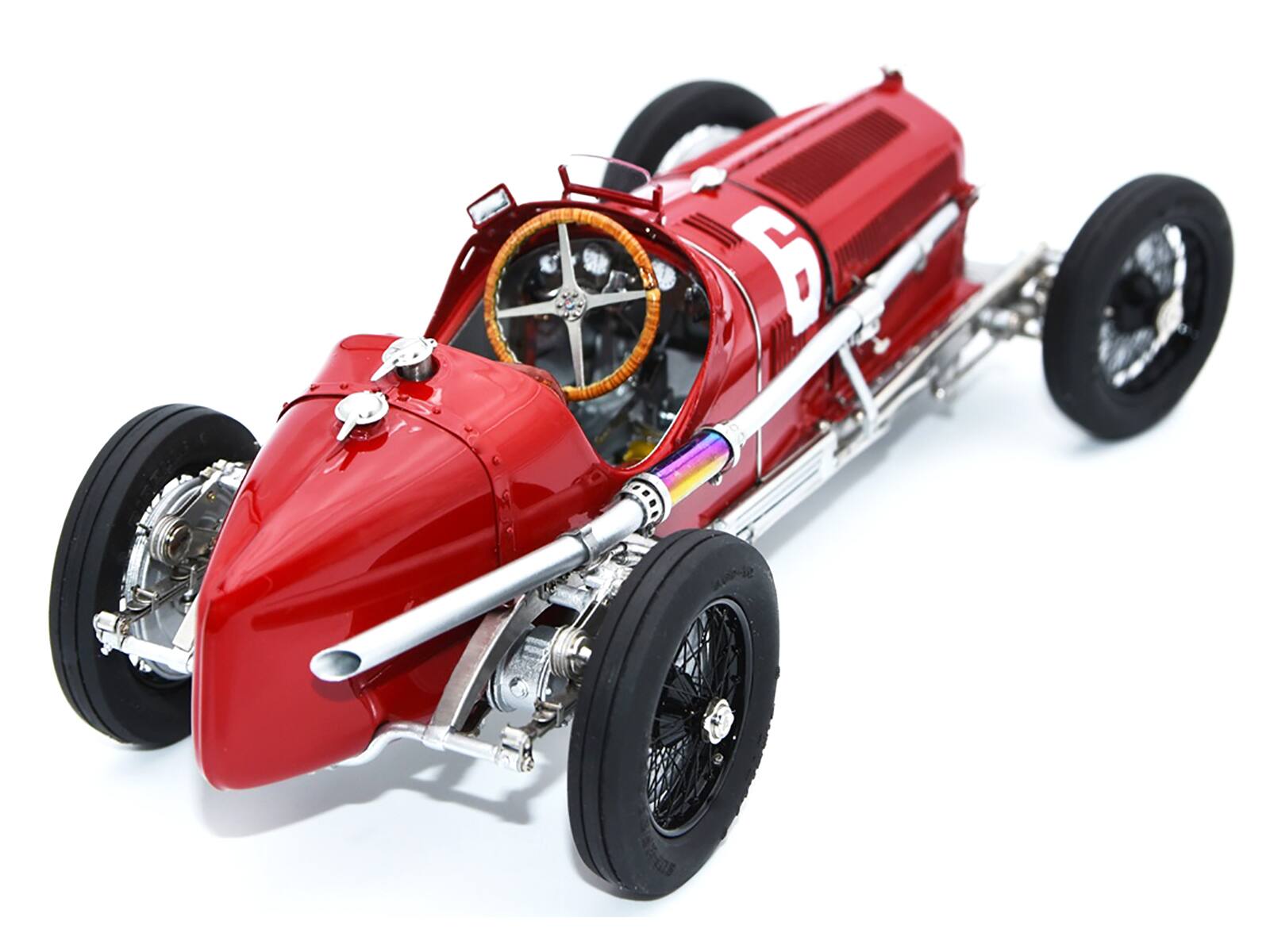 Alt View 2. CMC - Alfa Romeo Tipo B (P3) #6 Rudolf Caracciola Winner Monza GP (1932) Limited Edition to 1000 pieces 1/18 Model Car by CMC.