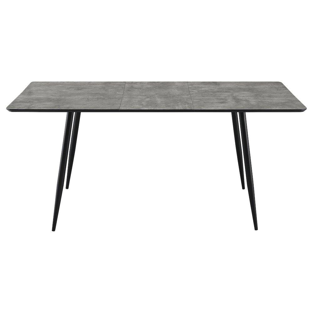 Alt View 4. Coaster Co. of America - Horizon 63-inch Butterfly Leaf Extension Dining Table Grey - Grey.