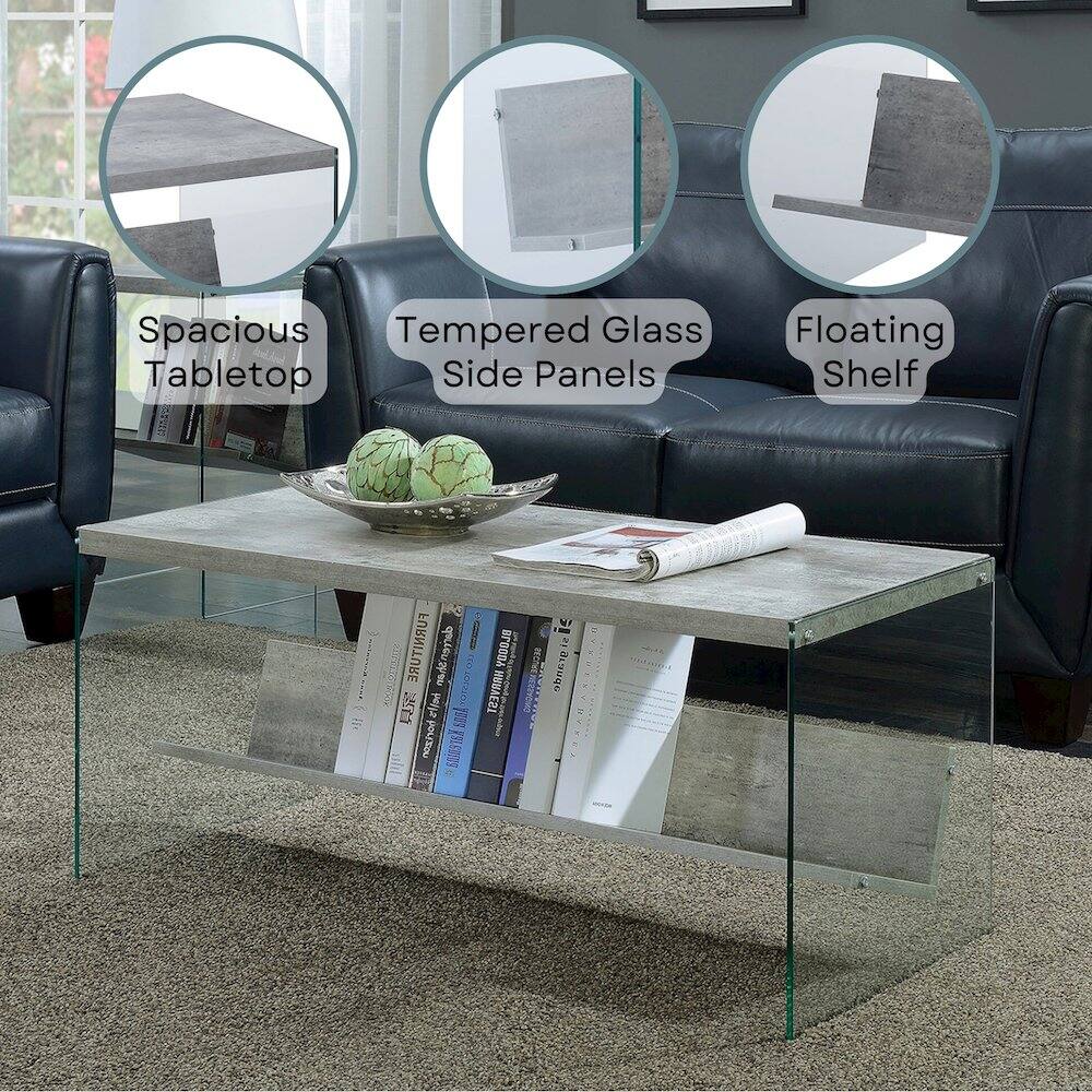 Spacious Tempered Glass Tabletop Side Panels Floating Shelf !!! FURNITURE darrenshan As cn Bl nexhodc i Boss ipa HUMAR 153 AE grande