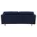 Alt View 11. CorLiving - Mulberry 3-Seat Fabric Upholstered Modern Sofa - Navy Blue.