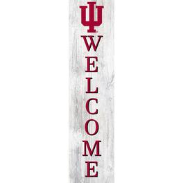 Fan Creations - Indiana Hoosiers 48'' Welcome Leaner - Multicolor