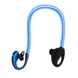 Home Collection - Wireless Sport Headset with LED Neckband - Blue