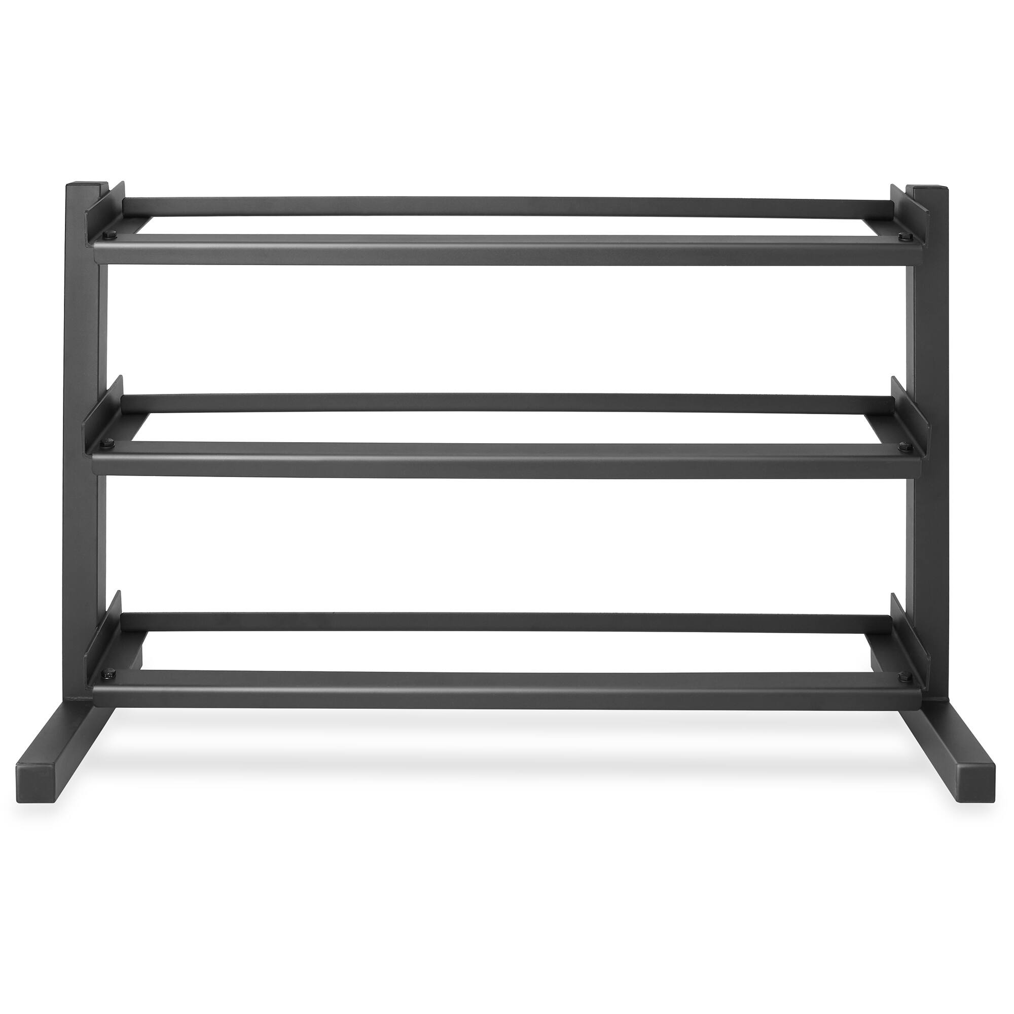 Alt View 1. Philosophy Gym - 3-Tier Dumbbell Weight Rack - Heavy-Duty - Black.