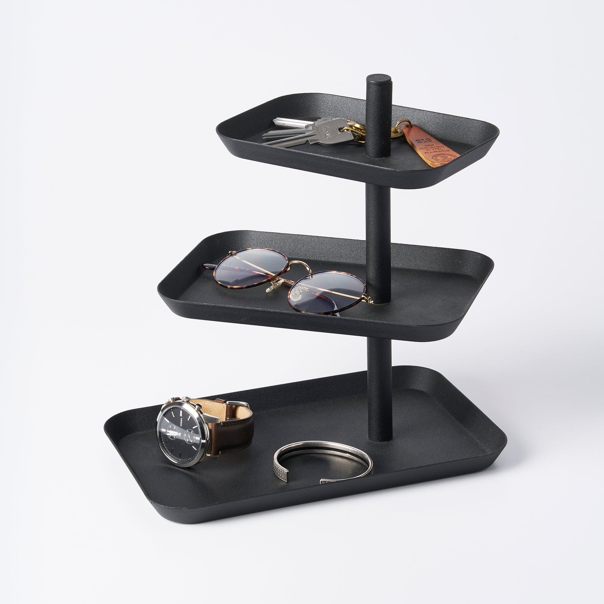 Yamazaki Home - Three-Tier Display Tray - Steel - Black price history on PriceWatchPro
