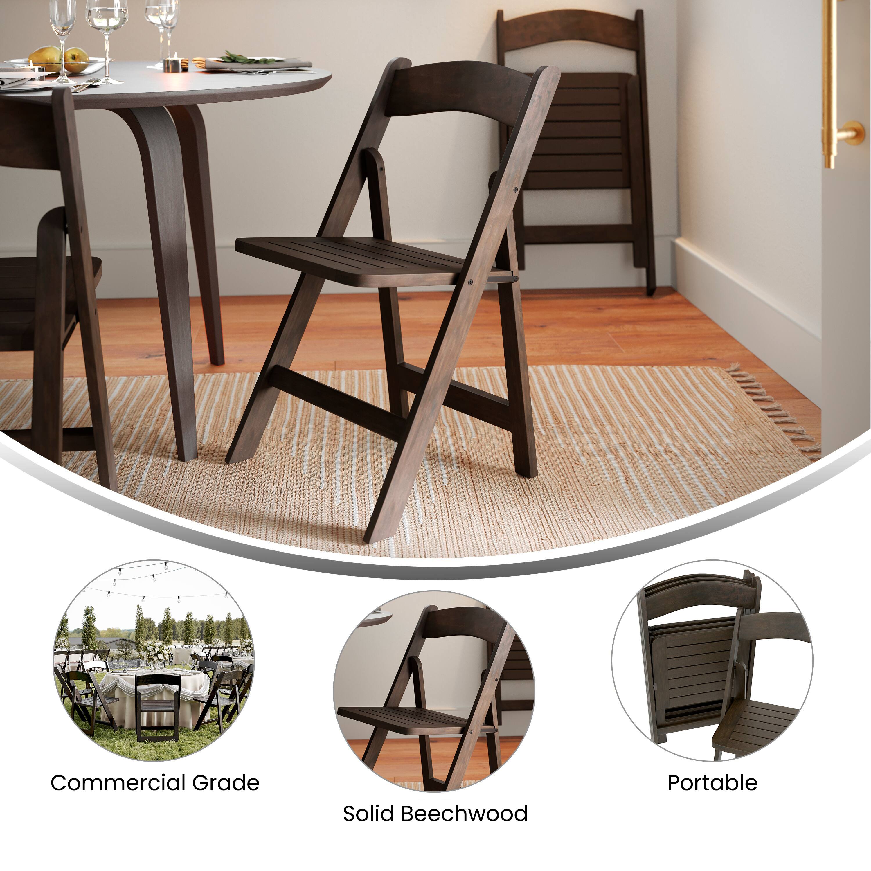 Commercial Grade Solid Beechwood Portable