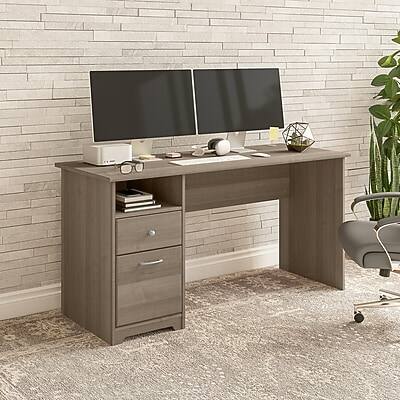 Alt View 1. Bush Furniture - 60"W Computer Desk with Drawers(WC31260) - Ash Gray.