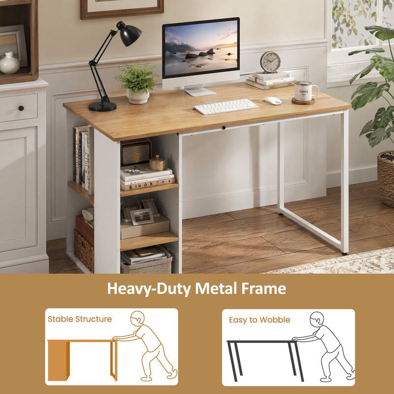 1. Heavy-Duty Metal Frame
2. Stable Structure
3. Easy to Wobble