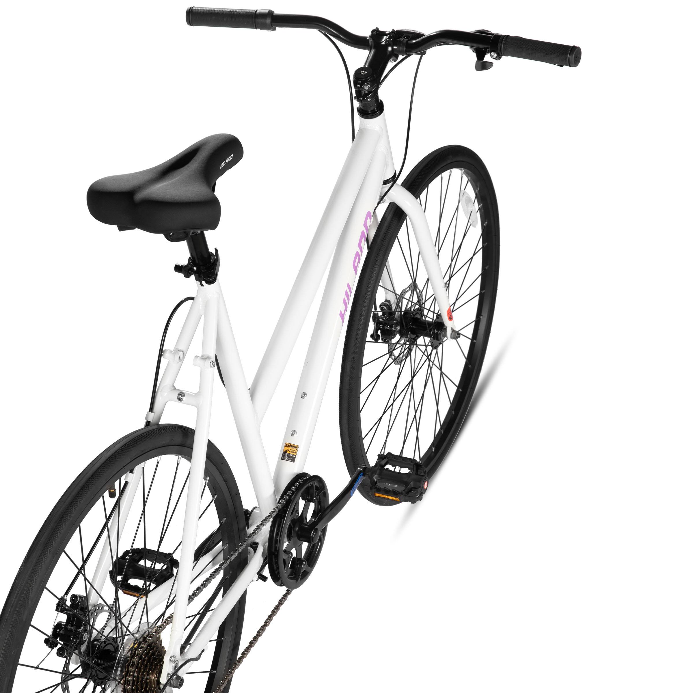 HILAND Velo 700C Hybrid Bike City Bicycle for Men Women M Size