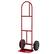 Front. Costway - Heavy Duty Hand Truck Trolley 660lbs Capacity Dolly Cart with Foldable Nose Plate - Red.