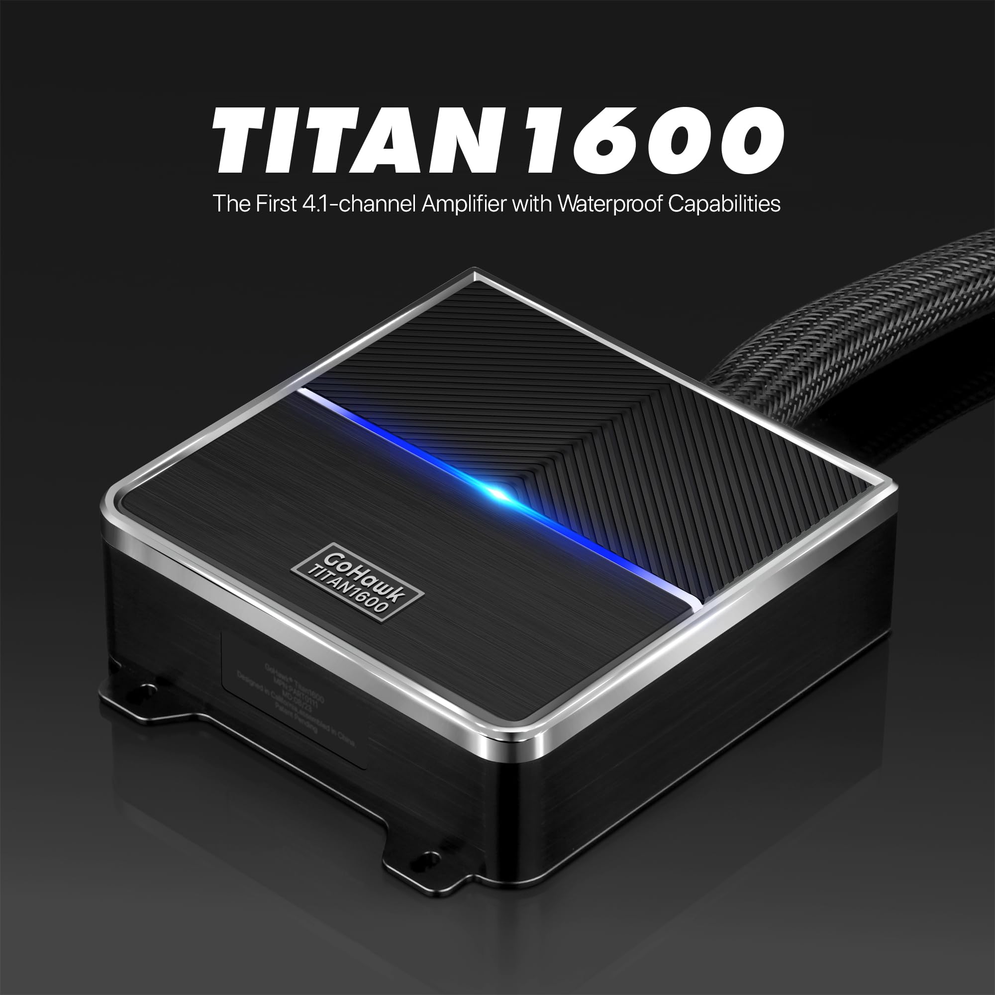 TITAN 1600  
The First 4.1-channel Amplifier with Waterproof Capabilities  
TITAN1600
