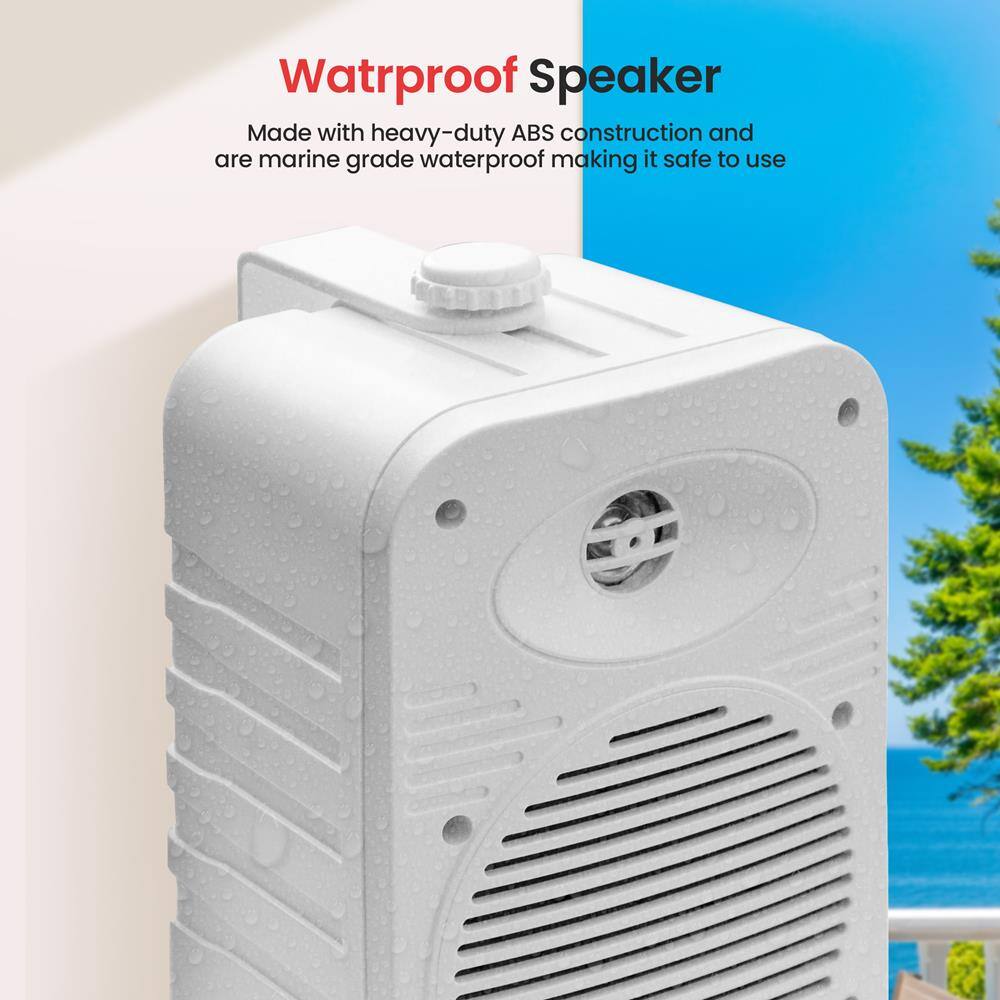 Waterproof Speaker

Made with heavy-duty ABS construction and are marine grade waterproof making it safe to use
