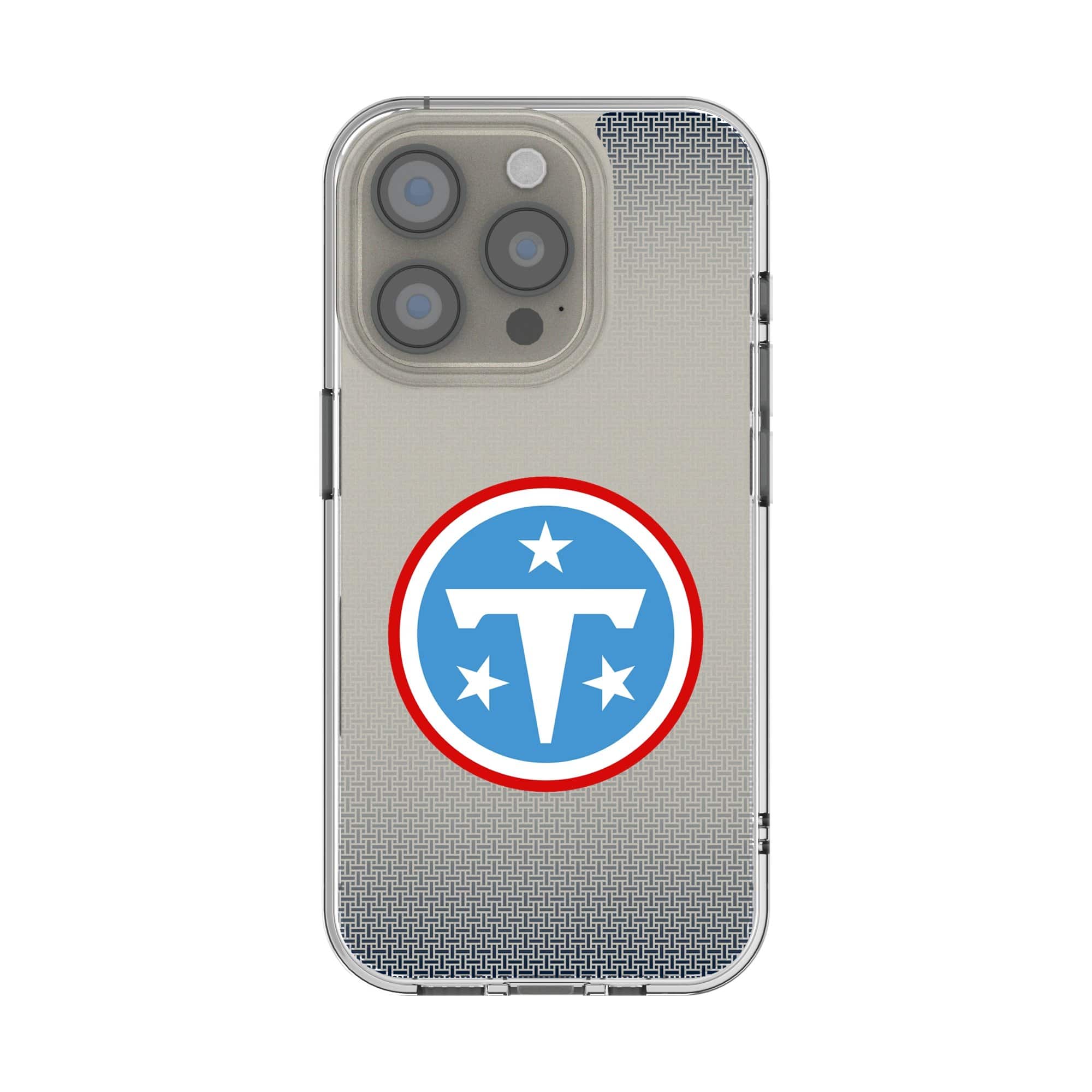 Photos - Case NFL Keyscaper -  - Tennessee Titans Linen Logo iPhone Clear  - 16 Pro Max - Multicolor 201332479 
