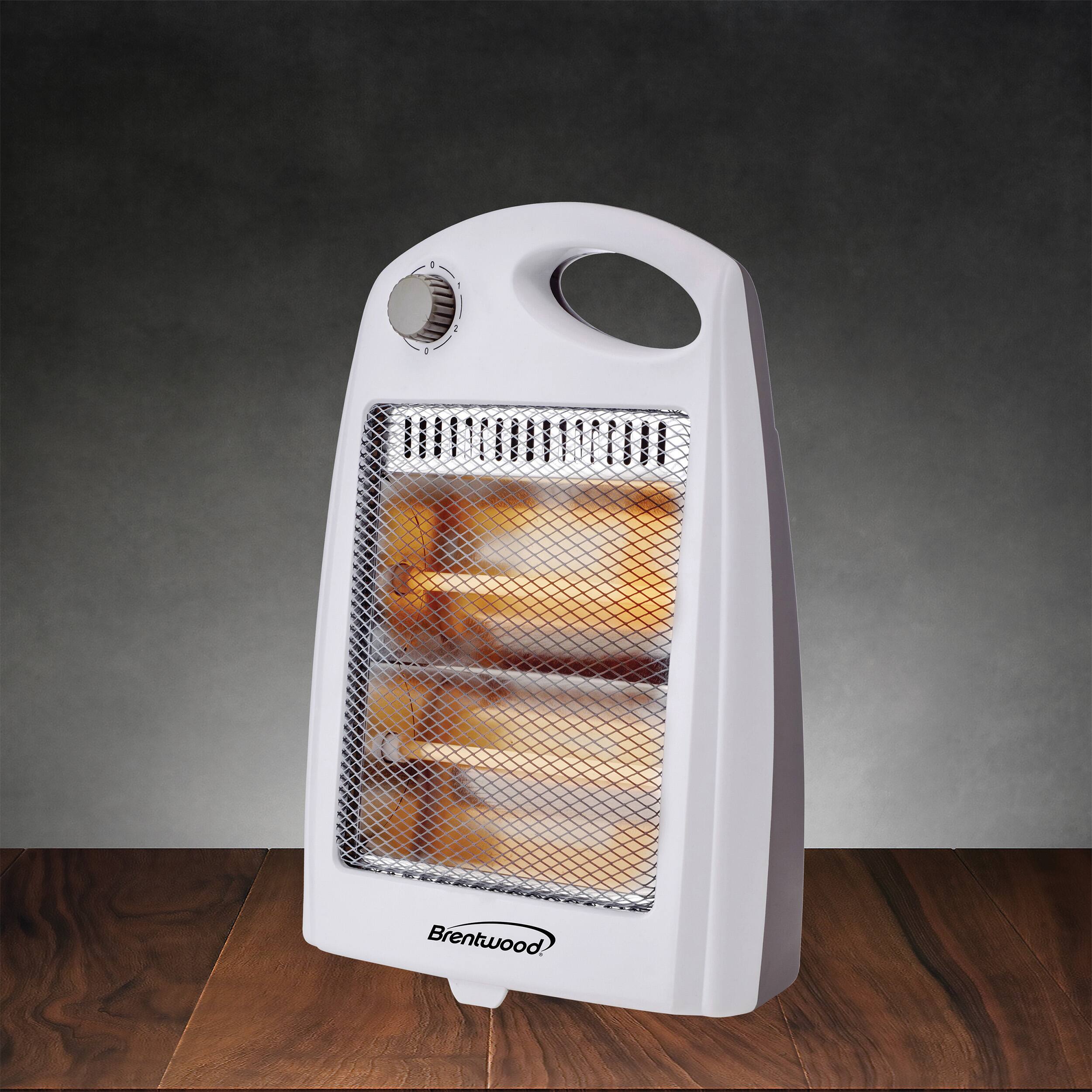 Alt View 5. Brentwood Appliances - Brentwood 800 Watt Portable Space Heater in White - White.