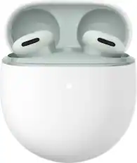 Front. Google - Google Pixel Buds 2a - Wireless Earbuds with Active Noise Cancellation - Bluetooth Headphones - Fog.