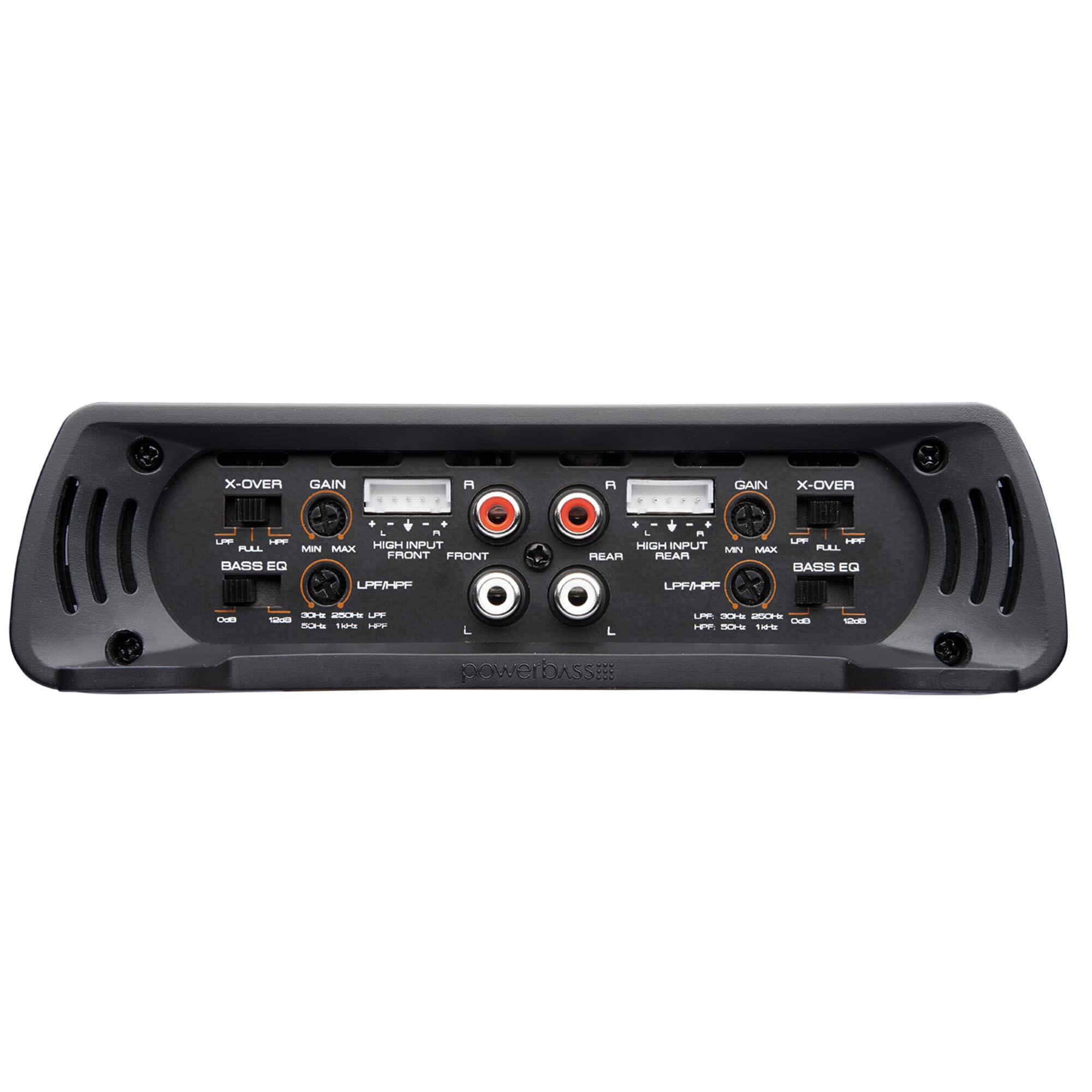 X-OVER GAIN - 1 A A GAIN X-OVER L  
PAL BASS EG - MIN MAX HIGH INPUT FRONT FRONT LPF/PF  
+ - L  
HISH INPUT MN MAX PLAL MEAR PEAR DASS EG U - Ar - LT - 5s 5N IET L L LE - -s - HT N3S 1- S powerbass
