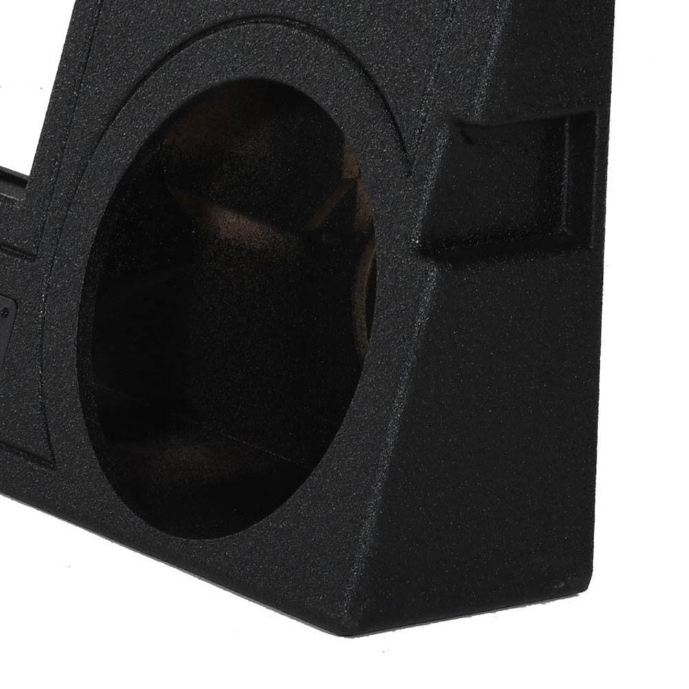 Alt View 3. QPower - Q Power Dual 12" Ported Sub Enclosure for Ford F-250, F-350 Super Duty 2000-2025 - Charcoal Gray.